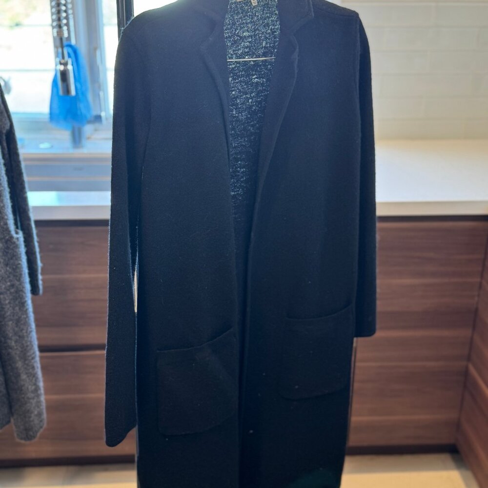Madewell Womens Cardigan Sweater Black Size XS Wool-Blend